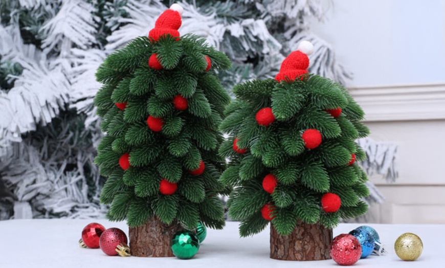 Image 1: Little Red Riding Hood Artificial Christmas Tree 