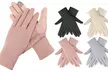 2 Pairs Women UV Protection Sunblock Gloves Touchscreen Summer Driving Gloves - Second Medium