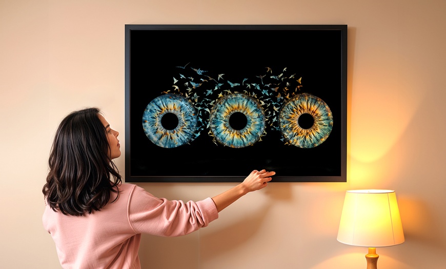 Image 8: Custom Iris Photo Art For Couples, Families or Pets