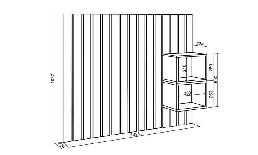 Image 32: Cabecero de cama disponible en diferentes tamaños y colores