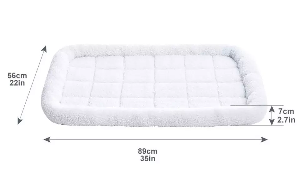 Padded Pet Bolster Crate Bed Pad with 9 Rolls(135bags) Dog Waste Bags