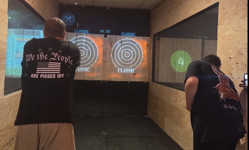 Image 5: Enjoy Axe Throwing Fun For Your Group - All Skill Levels Welcome