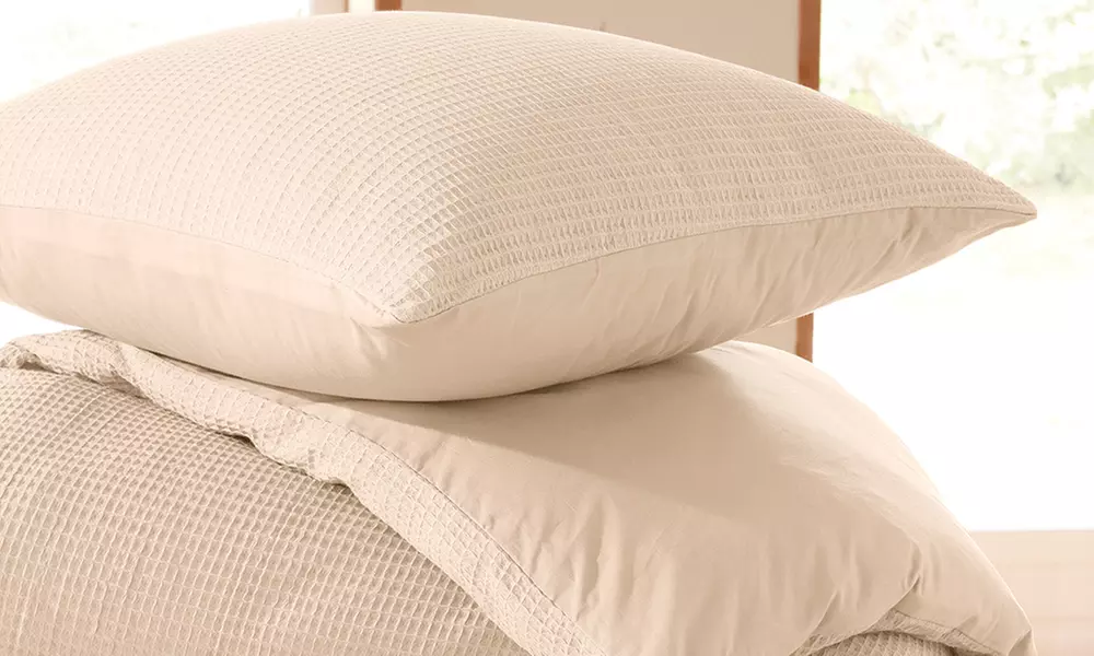 Honingraat katoenen dekbedovertrek set