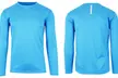 Men's Long Sleeve Moisture Wicking Crew Neck Tagless Performance Tee - Second Medium