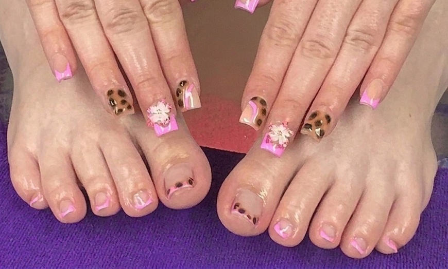 Image 2: Classic Manicure, Pedicure, or Mani-Pedi with Hot Towel & Massage