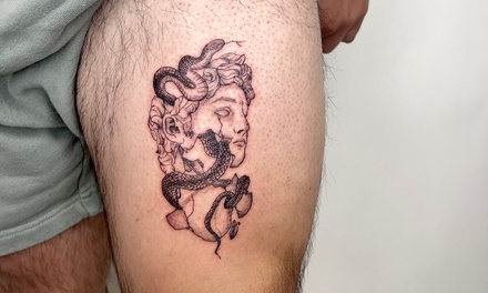 1 x 1 Inch Tattoo with Consultation - Nail by Boba