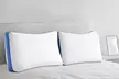 2Pack Gusseted Pillows - Microfiber Breathable Down Bed Pillow Pair by Lux Decor - Second Medium
