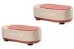 1x oder 2x Tragbarer Ultraschall-Schmuckreiniger in Weiß, Rosa oder Grün - Second Medium