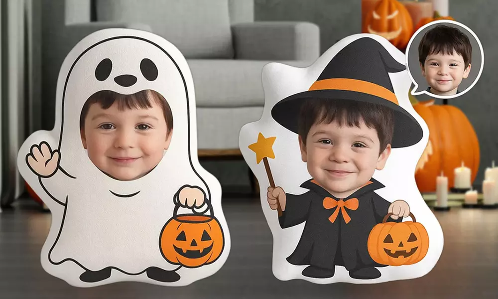 Personalisierbares Kissen / vorgefertigte Designs mit Halloween-Motiv