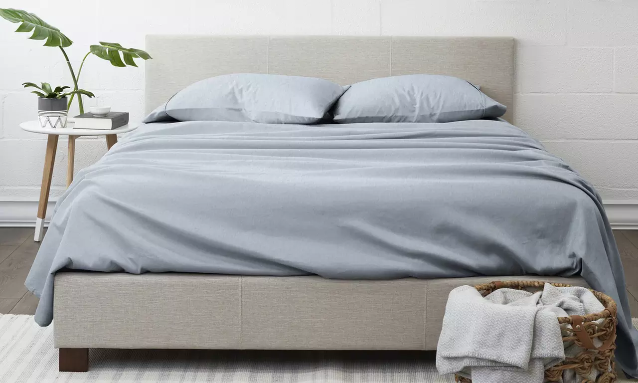 Home Collection Premium 4 Piece Ultra Soft Flannel Bed Sheet Set