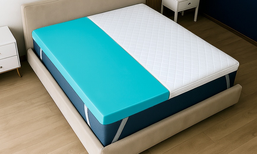 Image 6: Topper in Memory Foam a 9 zone differenziate 