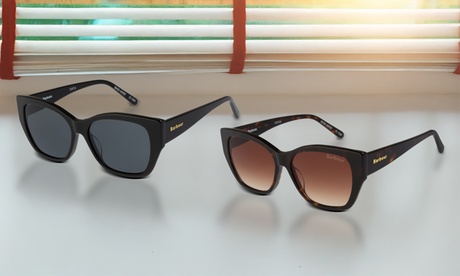 Barbour Women's Black Sunglasses: -Grey