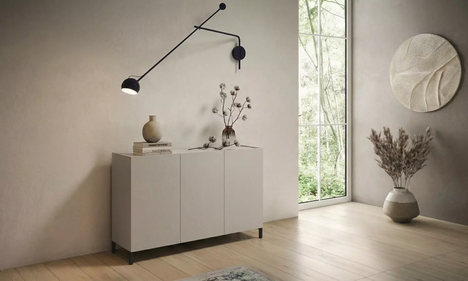 Wohnzimmermöbel Solaria: Kommode, TV-Schrank oder Highboard