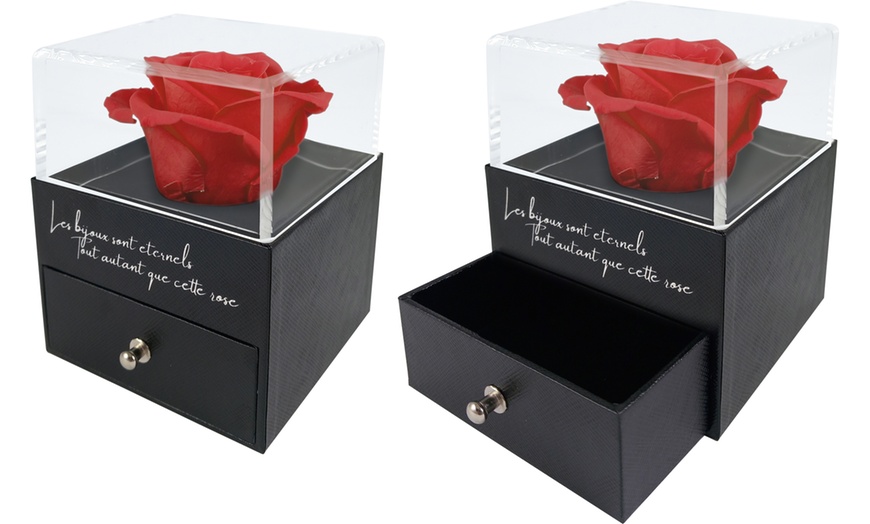 Image 5: Joyero con rosa natural de SC Crystal