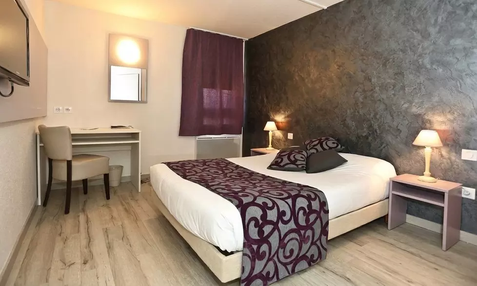 Proche Mulhouse : chambre double avec petit-déjeuner et menu en option