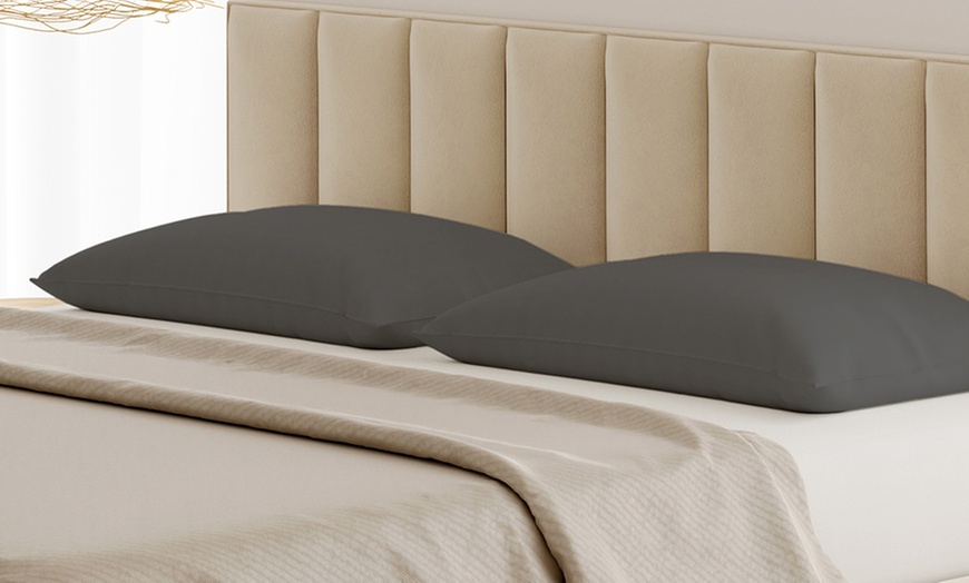 Image 13: Coppia Federe 100% puro Cotone Alta qualità Made in Italy