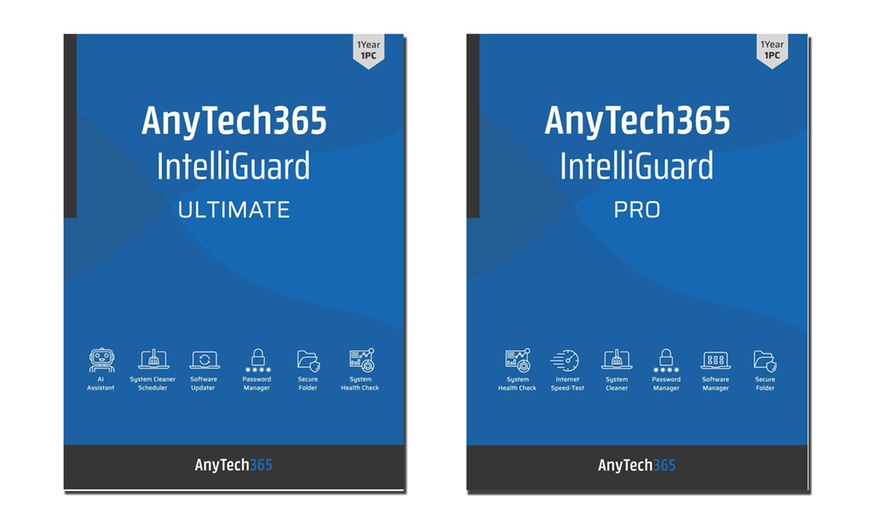 Image 1: AnyTech365 IntelliGuard PRO and Ultimate 1 PC 1 year