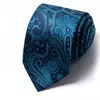 Midnight Teal Paisley