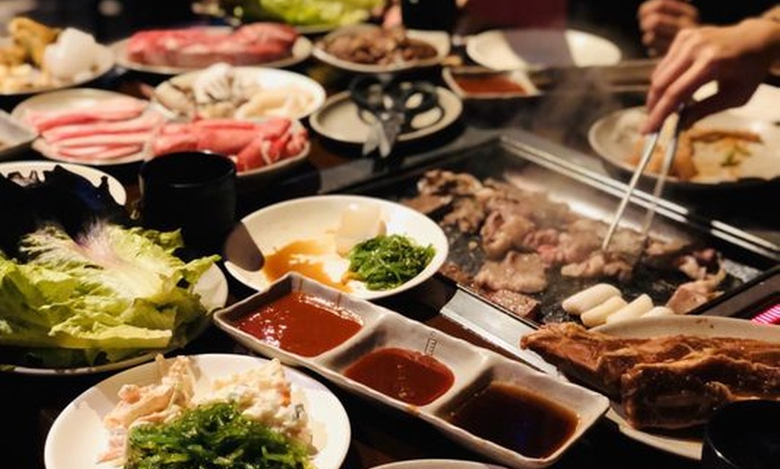 Image 1: All You Can Eat Sushi & Korean BBQ - Choose Option A or B!
