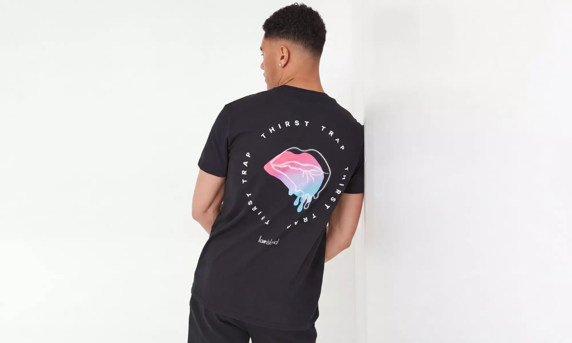 Love Island Logo Cotton T-Shirt for Men
