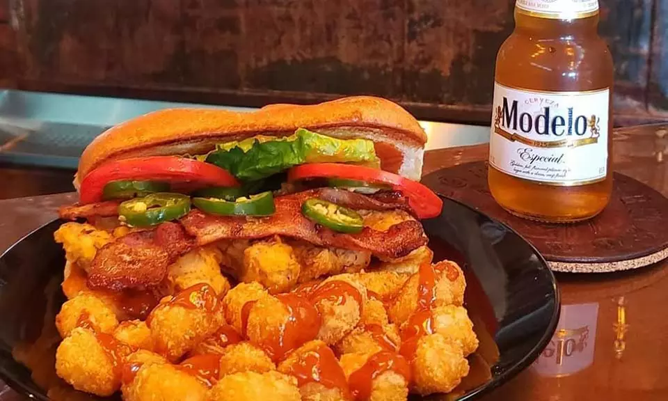 Traditional American Cuisine at Makers Mountain Eatery (Up to 40% Off). Two Options Available. - Primary Image