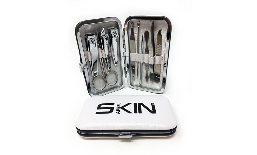 Image 1: Set de 10 piezas para manicura y pedicura Skinapeel