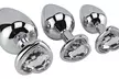 3Pcs ItBelongs2U Metal Jewelry Anal Plugs Trainer Beginners Advanced Users - Second Medium