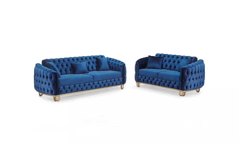 Chesterfield & Kingston 3+2 Sofa Sets