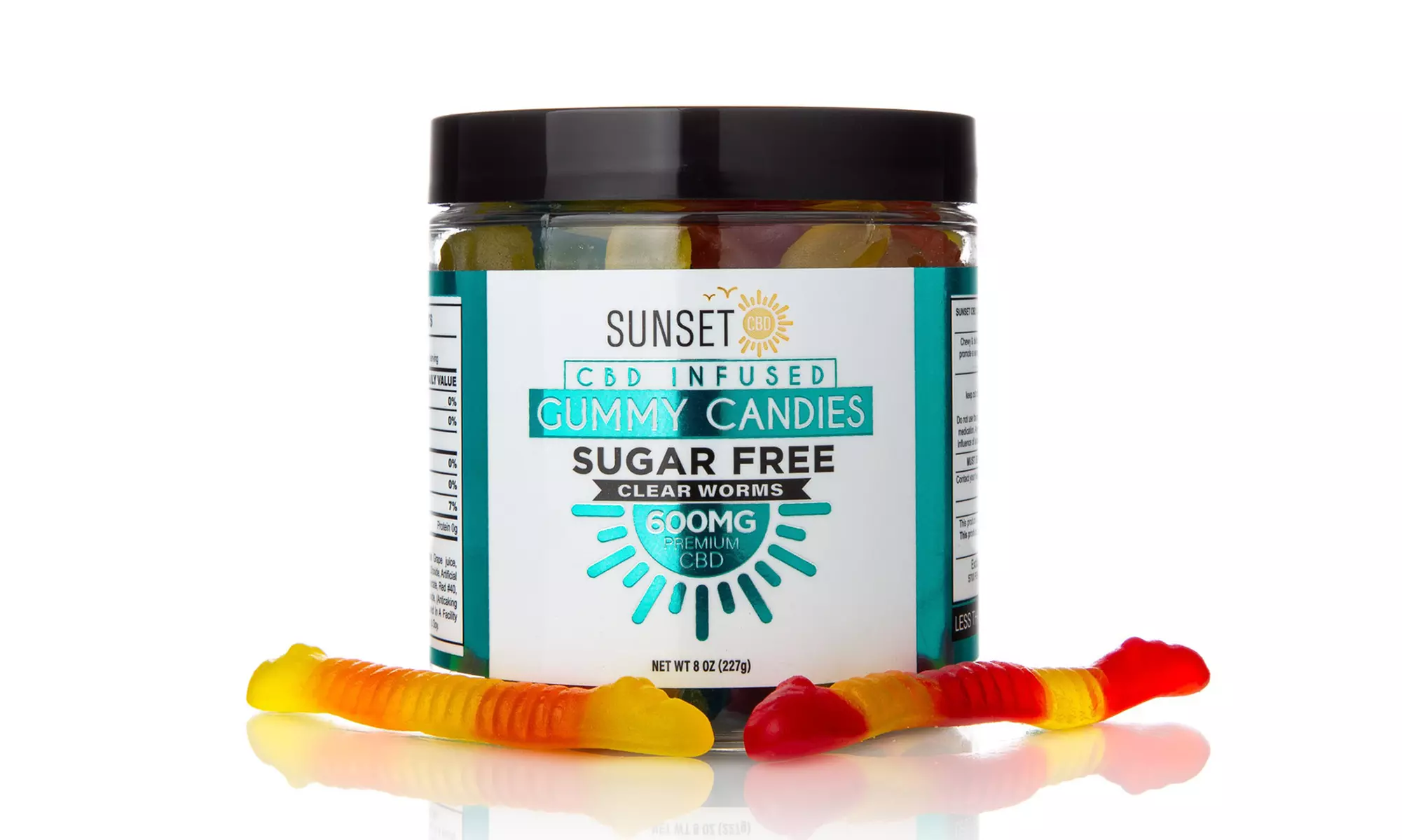 Sweet & Chewy Gummies Infused with Organic CBD (300MG - 2400MG) from Sunset CBD