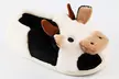 Winter Warm Cozy Fuzzy Plush Cartoon Cotton Cute Cow Indoor Outdoor Slippers - Second Medium