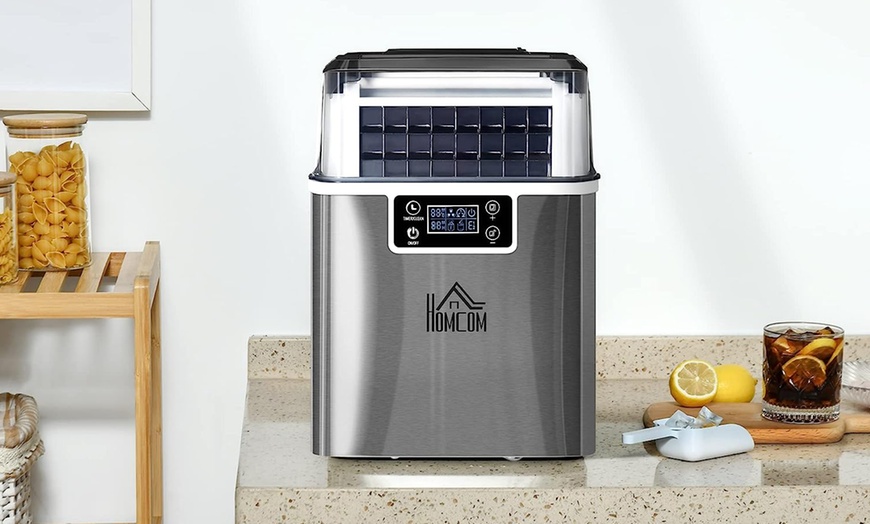 Image 10: HomCom Ice Makers Machine