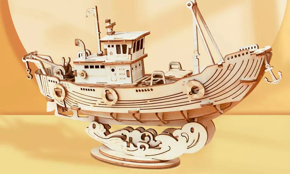 DIY 3D Wooden Puzzle -Transportation/Music/Carnival Rides and more!