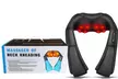 Electric Neck Shoulder Massager with Heat Deep Tissue Kneading Massager Pillow - Second Medium