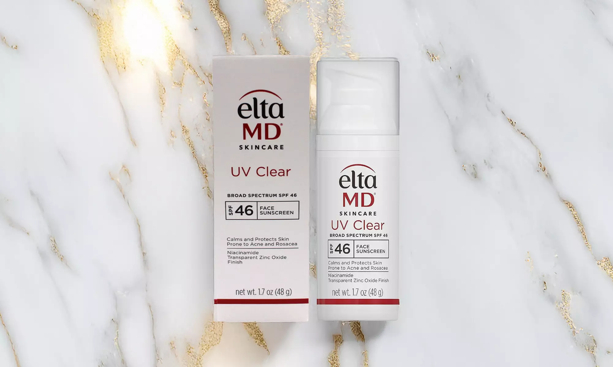 EltaMD UV Clear Broad-Spectrum SPF 46 Face Sunscreen 48g / 1.7 oz (Choose Pack) - Primary Image