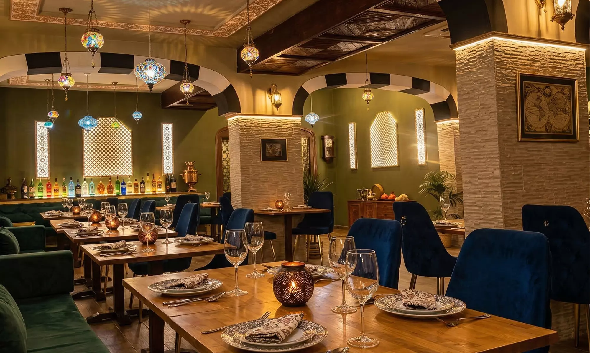 Degusta la cocina árabe: menú degustación completo para 2 o 4 personas