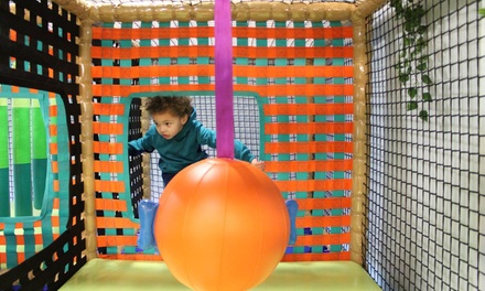 2-Hour Open Play Pass for One Child + One Adult, valid Monday-Thursday - Funzy Play Indoor Playground - Jersey City, NJ