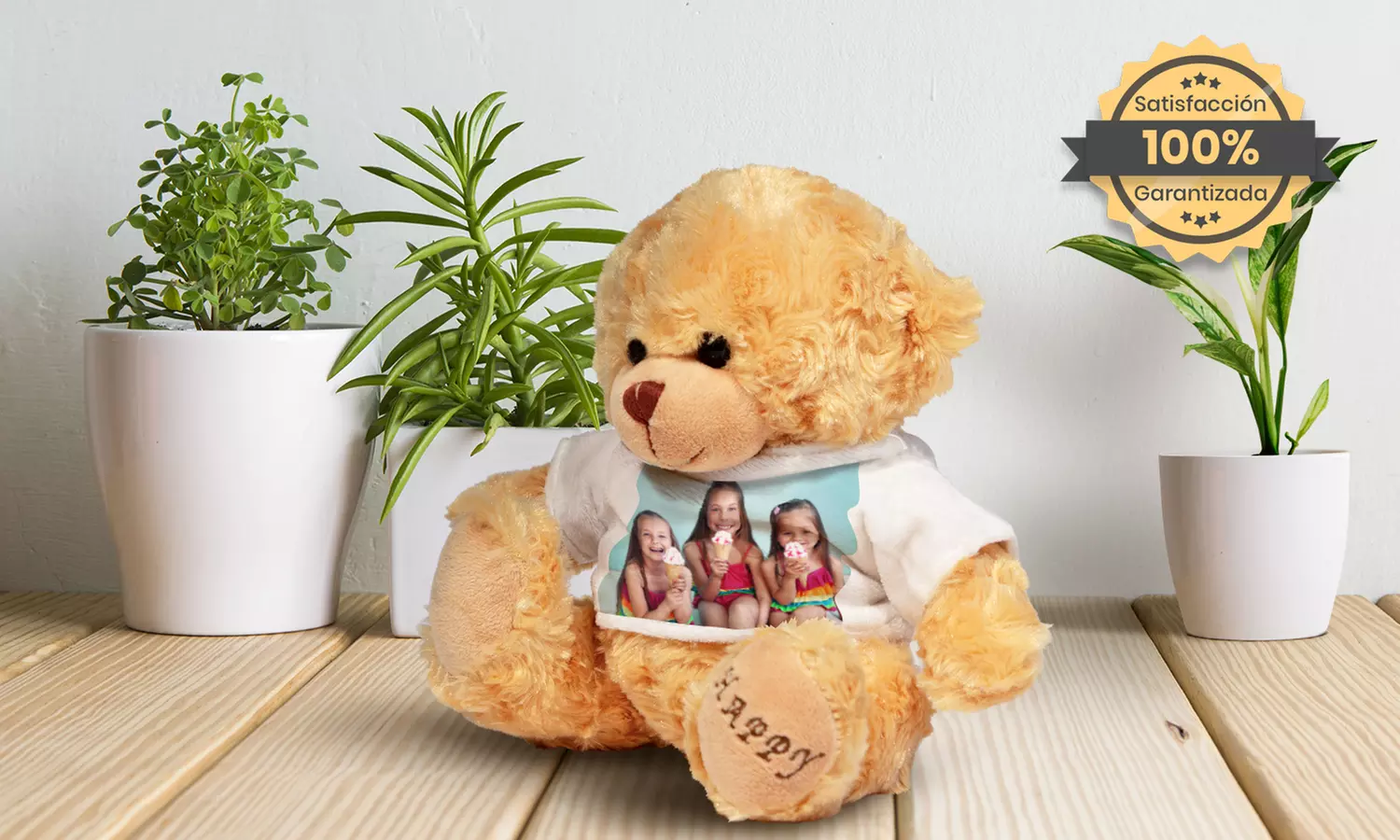 1 o 2 ositos de peluche con foto personalizables con Printerpix (hasta 47% de descuento) - Primary Image