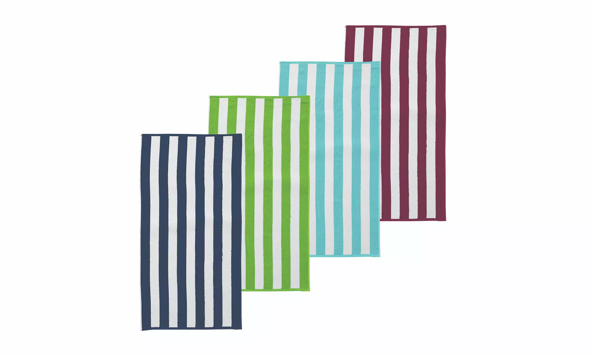 4 Pack Premium Cotton Cabana Beach Towel