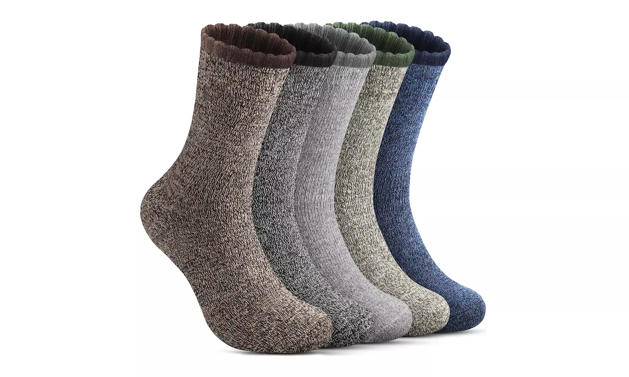 Lot de 5 ou 10 paires de chaussettes thermiques