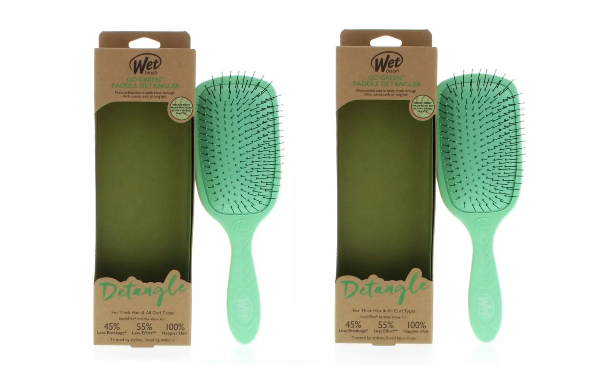The Wet Brush Up to Three Packs of Original or Backbar or Detangler Brushes