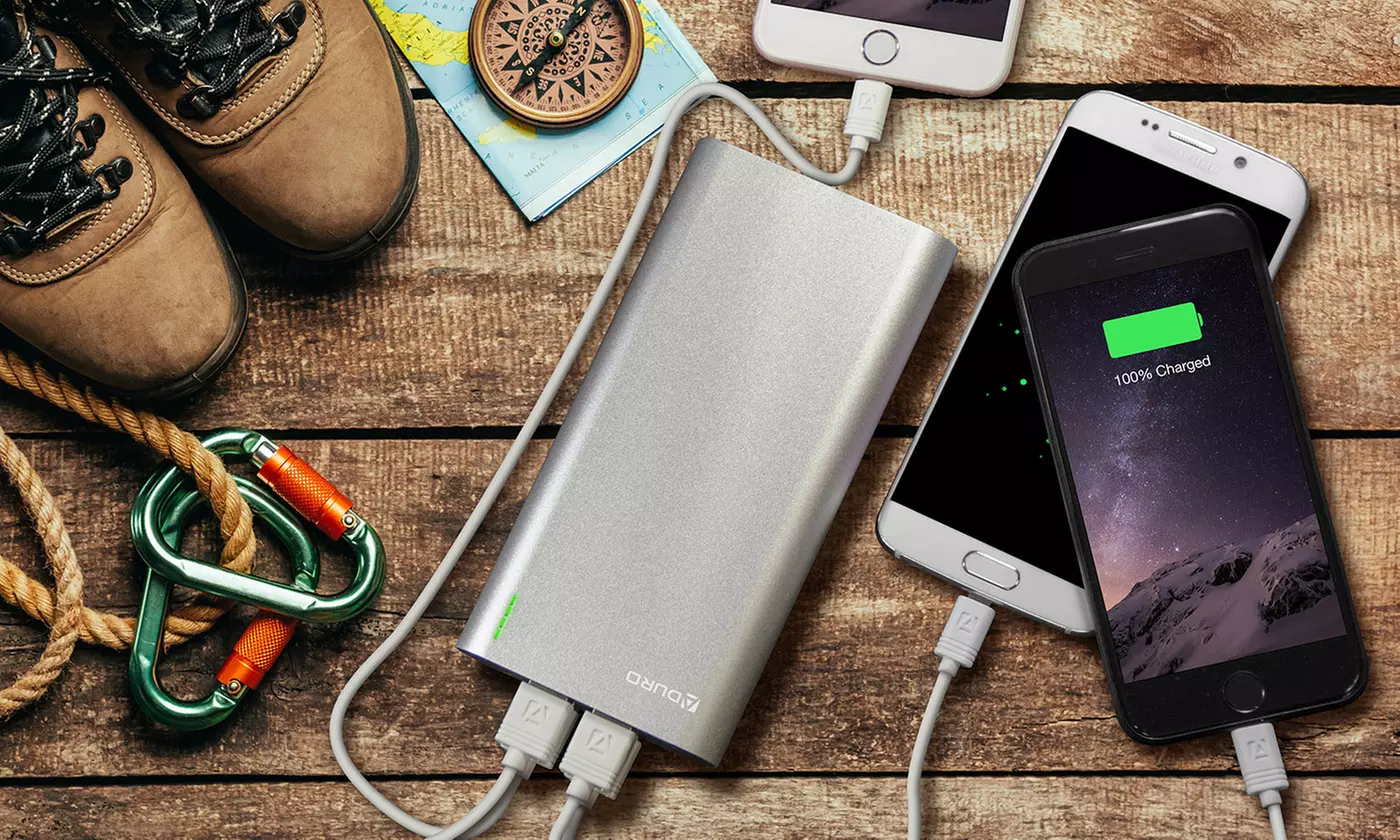 Aduro Extreme Boost 20,000mAh Backup Portable Battery with 4 USB Ports - Primary Image