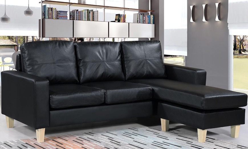 Image 4: Three-Seater Corner Sofa