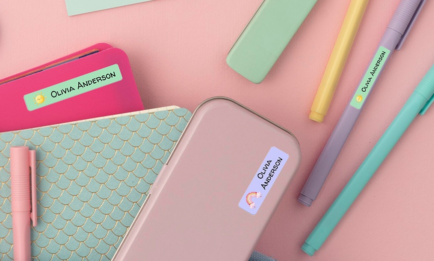 Image 11: Personalisierbare Aufkleber mit Namen oder Foto