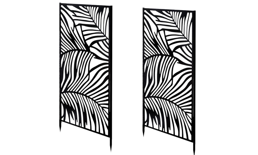 Image 2: Set van 2 decoratieve buitenpanelen