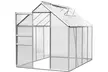 Gewächshaus aus Aluminium inkl, Schiebetür und Dachfenster in der Größe nach Wahl - Second Medium