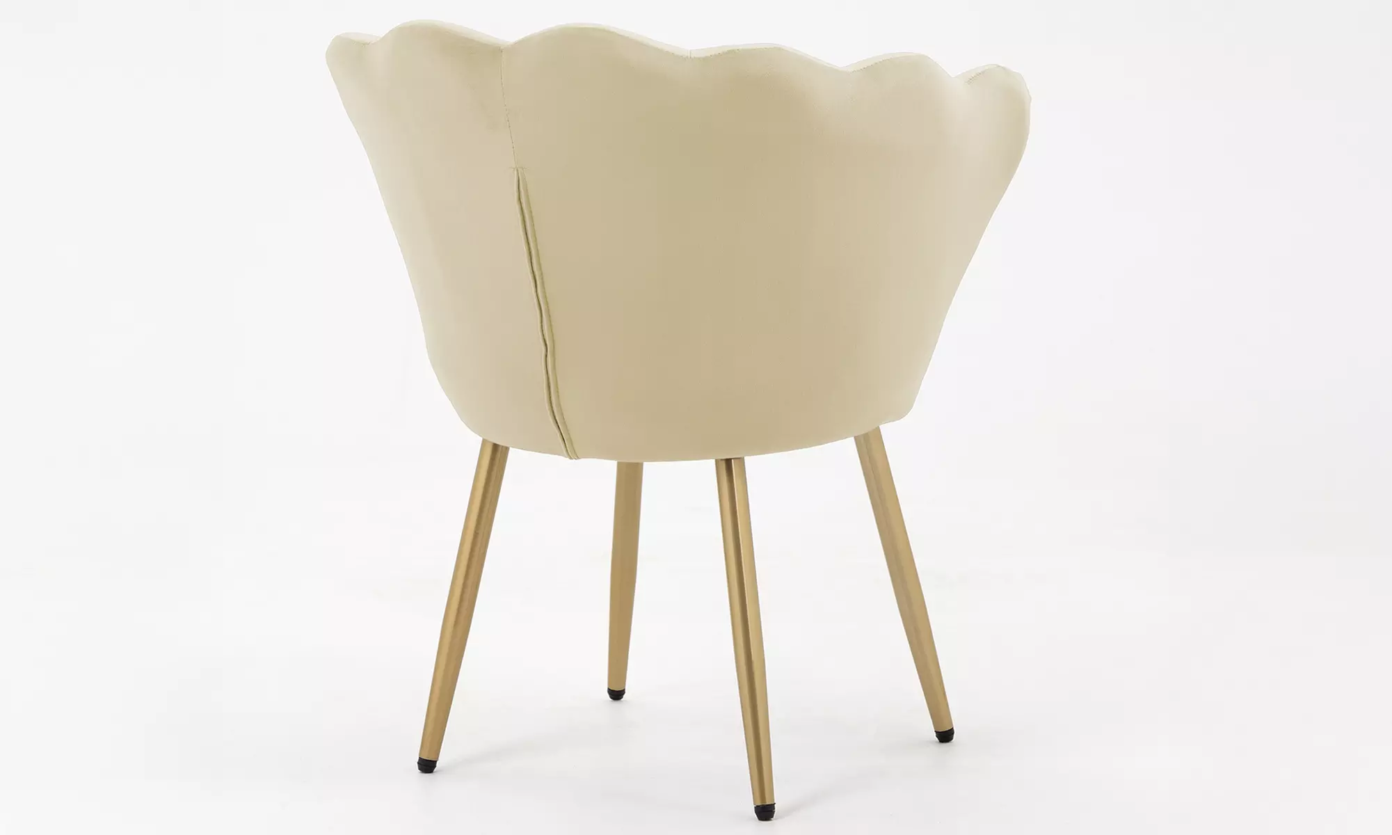 Poltroncina a conchiglia Maddina in velluto