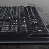 Image 1: Logitech K120 Black Wired Keyboard 