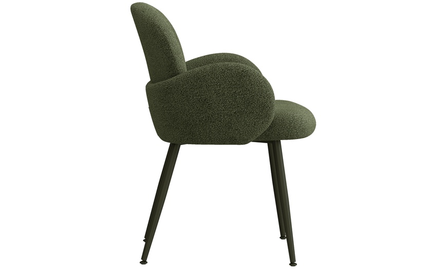 Image 32: Lot de 2 fauteuils de table "Alicia" en tissu Cozy de Doosense 