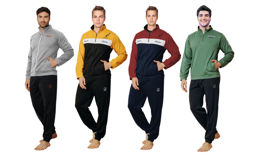 Image 1: Tuta homewear felpata Australian da uomo