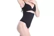 Women's High Waist Cincher Shapewear Slimmer Tummy Control Thong Panty - Second Medium